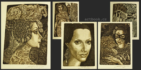 1991. Lyra Pragensis. Ilustrace HANA ČÁPOVÁ. /poezie/