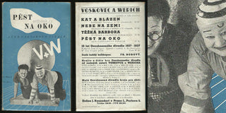 VOSKOVEC & WERICH: PĚST NA OKO. - 1938. Obálka FRANTIŠEK MUZIKA. /w/