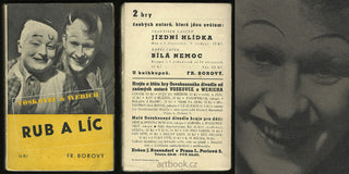 VOSKOVEC; JIŘÍ - JAN WERICH: RUB A LÍC. - 1937. 1. vyd.; anonymní obálka.  /w/