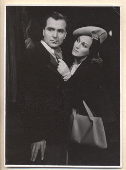 1943. Orig. foto. KAREL DRBOHLAV. Divadlo na Poříčí  'Střídavě oblačno' /film/divadlo/osobnosti/