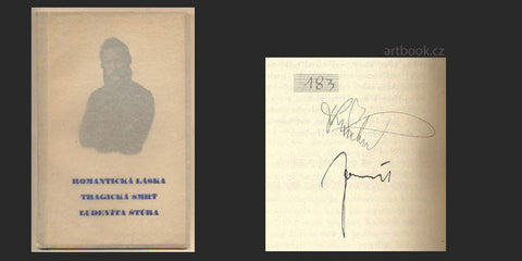 1932. Romantická láska; tragická smrt Ludevíta Štúra. Podpis K. Jaroňe a L. Kühna /Karol Jaroň/