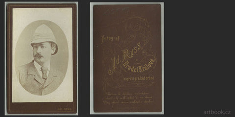 19. st. Atelier AD. RUSS. Originální fotografie na kartonu; vizitka; 105x65 /q/