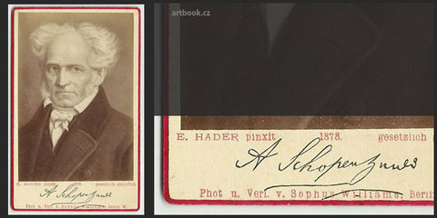 1878. Orig. fotografie. Phot.u. Verlag Sophus Williams. Portrét E. Hader. 