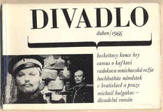 DIVADLO. Duben. 1966. (17. ročník). - 1966. Obálka LIBOR FÁRA. Foto KOUDELKA; STEINMETZ. /Bulgakov/