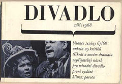 DIVADLO. Září. 1968. (19. ročník). - 1968. Obálka LIBOR FÁRA. Foto KOUDELKA; ŠTACH. /Klíma/.