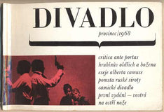 DIVADLO. Prosinec. 1968. (19. ročník). - 1968. Obálka LIBOR FÁRA. Foto SVOBODA; HOUSKOVÁ. /Vostrá/.