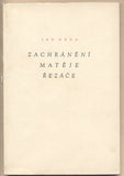 DRDA; JAN: ZACHRÁNĚNÍ MATĚJE ŘEZÁČE. - 1940.Ilustrace JAN SLÁDEK; úprava JOSEF HOCHMAN.