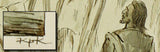 KONŮPEK; JAN. - Lavírovaná kresba tuší; akvarel. Sign. 405x275