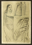 Perokresba; tuš; akvarel; sign. 150x100