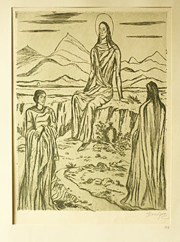 Lept;  sign. vpravo dole tužkou; b.d. 320x245; list 450x320; ruční papír Holland Pannekoek.