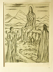 KONŮPEK; JAN. - Lept;  sign. vpravo dole tužkou; b.d. 320x245; list 450x320; ruční papír Holland Pannekoek.