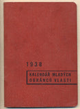 KALENDÁŘ MLADÝCH OBRÁNCŮ VLASTI 1938. - 1938.  Ministerstvo národní obrany; 1938.