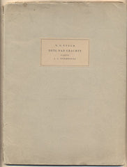 ŠTECH; V. V: DUŠE NAD GRACHTY. - 1933. Příloha Grafického sborníku Hollar. Lepty J. C. VONDROUŠ.