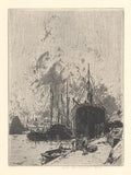 ŠTECH; V. V: DUŠE NAD GRACHTY. - 1933. Příloha Grafického sborníku Hollar. Lepty J. C. VONDROUŠ.