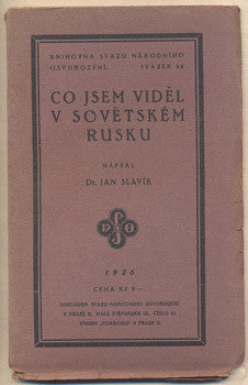 1926. Knihovna Svazu národního osvobození. /historie/