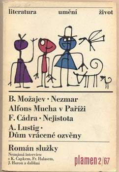1967. Literatura - umění - život.  Grafická úprava OLDŘICH HLAVSA; IVAN URBÁNEK. /60/