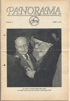 1956. Členský věstník Klubu přátel výtvarného umění. /Wíšo/Odvárko/umění/