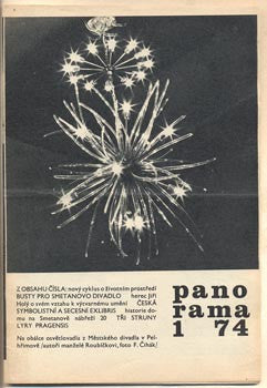 1974. Členský věstník Klubu přátel výtvarného umění. /Léblová/Severová/umění/