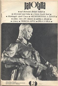 1975. Členský věstník Klubu přátel výtvarného umění. /Léblová/Pecka/umění/