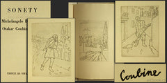 Kubín (Coubine) - MICHELANGELO BUONARROTI: SONETY. - 1979. Edice 33. 5 Leptů OT. KUBÍN. 40 exemplářů.