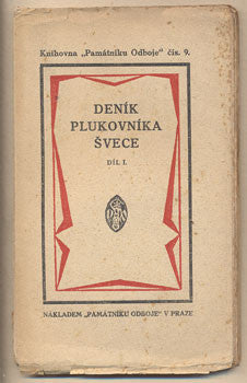 1919. 1920. Knihovna 'Památníku odboje'. Knihovna 'Československého Denníka'.