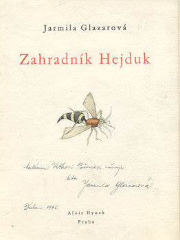 1944. 1. vyd. Ilustrace ZDENĚK SEIDL. Podpis autorky.