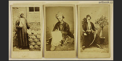 Fotografie z cesty Karla Krátkého po arabských zemích z r. 1910. - 1910. 37 fotografií vizitkového formátu. Egypt; Orient.