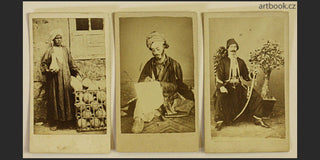 Fotografie z cesty Karla Krátkého po arabských zemích z r. 1910. - 1910. 37 fotografií vizitkového formátu. Egypt; Orient.