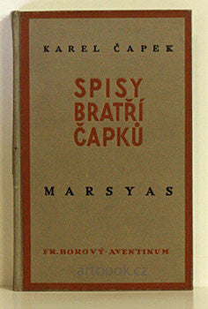 1931. Aventinum; sv. 303. Spisy bratří Čapků; sv. 28.
