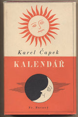 ČAPEK; KAREL: KALENDÁŘ. - 1940. Obálka FRANTIŠEK MUZIKA. /kc/t/