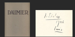 LASSAIGNE; JACQUES: DAUMIER. - 1938. Podpis V. Sivko.