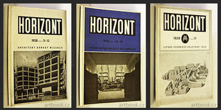 HORIZONT. 1928. 2. ročník - 1928. 2. ročník. 5 sešitů; komplet. /architektura/q/