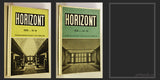 HORIZONT. 1928. 2. ročník - 1928. 2. ročník. 5 sešitů; komplet. /architektura/q/