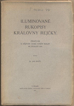 1931. Příspěvek k dějinám české knižní malby ve století XIV.
