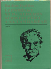 KALFUS; RADIM: VZPOMÍNKY NA DR. ALBERTA SCHWEITZERA A NA LAMBARÉNÉ. - 1975. Podpis autora.