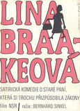 LINA BRAAKEOVÁ. - 1976. Autor STANISLAV DUDA. NSR. Režie Bernhard Sinkel. /plakát/