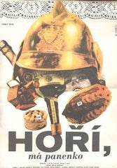 HOŘÍ, MÁ PANENKO. - 1988. Autor VLADIMÍR BIDLO. /plakát/