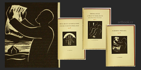 1928. Typo CHVÁLA; linoryty Otto MATOUŠEK; tisk  Kryl a Scotti. . Exemplář 176/250 na ručním papíru