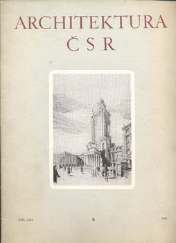 1954. Časopis Ústředního svazu československých výtvarných umělců - Svazu československých architekt