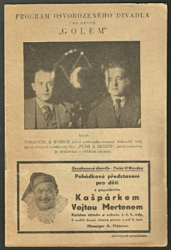 1931. Divadelní program. /w/