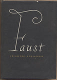 Delacroix - GOETHE; JOHANN WOLFGANG: FAUST. - 1955. Ilustrace E. DELACROIX.