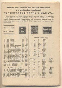 1939. Protektorát Čechy a Morava. /filatelie/