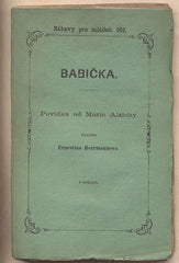 MARIE ALŽBĚTA: BABIČKA. - 1874. Zábavy pro mládež.