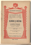 OLDŘICH A BOŽENA ANEB ZALOŽENÍ POSVÍCENÍ SVATOVÁCLAVSKÉHO. - 1916. Vyzkoušené hry pro Alšovy loutky. /Káš/Zich/loutkové divadlo/