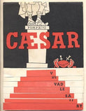 VOSKOVEC a WERICH: CAESAR. - 1955. Program  Divadla satiry; typo JEBENOF. Texty V. Nezval a A. Hoffmeister.