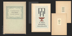 TYPOGRAFICKÁ EXLIBRIS ALOISE CHVÁLY.  - 1944. Soukromý tisk. 15 exlibris Alois Chvála.