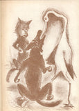 SYROVÁTKA; OLDŘICH: BAJKY PRO CAPARTY. (Podle La Fontaina) - 1949. Ilustroval JAN JANČA. 1. vyd. Knižnice Semínka.