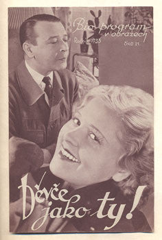 1933. Režie: Karel Boese. Hrají: Szöke Szakall; Jiří Alexander; Liana Haidová. /Bio-program /film/pr