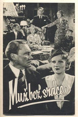 MUŽ BEZ SRDCE. - (1937). Režie: Rudolf van der Noss. Hrají: P. Wegener; R. Stradnerová. /Bio-program /film/program/