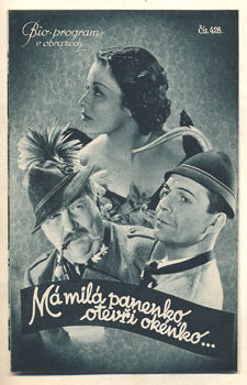 (1936). Režie: Frant. Seitz. Hrají: V. Lantzek; U. Grableyová; B.  Aldingerová. /Bio-program/film/pr